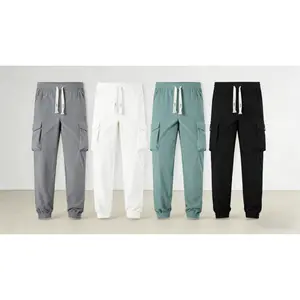 3/2 PCS Men's Pants Sports Casual Soft & smooth cotton material Stretch Quick-Dry Joggers | Lightweight Athletic Sweatpants for Gym, Running, Basketball, Hiking, Fishing & Casual Wear | Breathable, Loose Fit, Drawstring Waist, All-Season Outdoor Pants