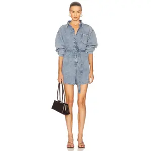 Good American Denim Romper in Indigo793