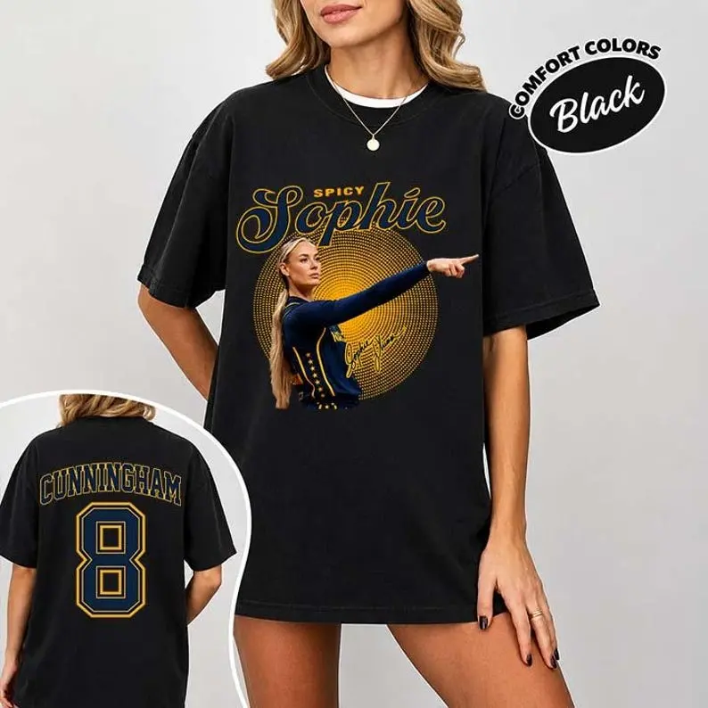 Spicy Sophie Cunningham Basketball Shirt, Double Sided Comfort Colors Tee, Women Basketball Fan Gift