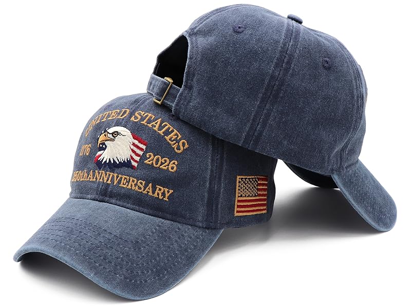 250 Anniversary USA Hat 250 Merchandise Adjustable Embroidered Patriotic Hats 250 Hat Baseball Caps