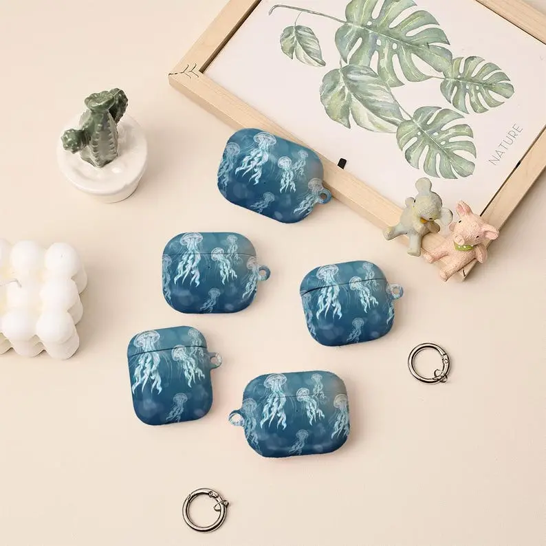 [Print] Jellyfish Cartoon AirPods Cases, AirPod Cases