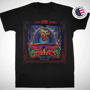 COMBO 2 - 1970 The Allman Brothers At Fillmore East T-shirt, Unisex Cotton Tee, Gift for Him or Her