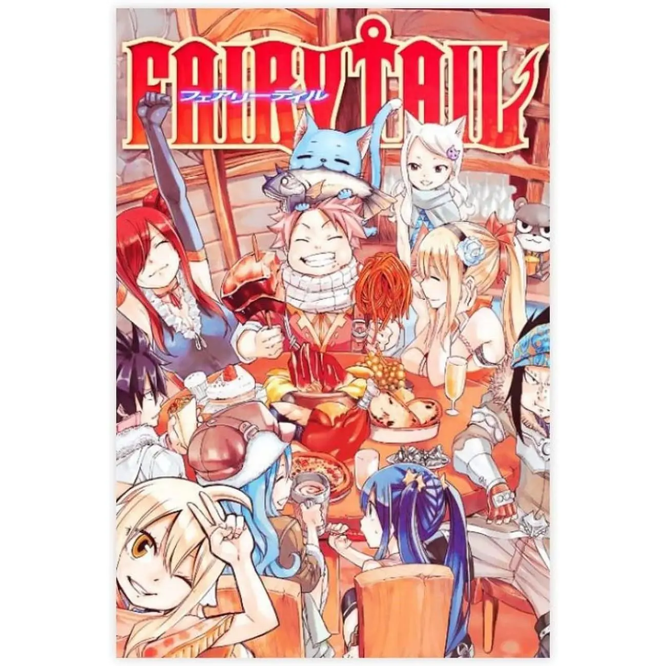 Fairy Tail Anime Canvas Print 03 - Handmade Wall Decor, Home Supplies Poster for Bedroom & Office, Ideal Gift