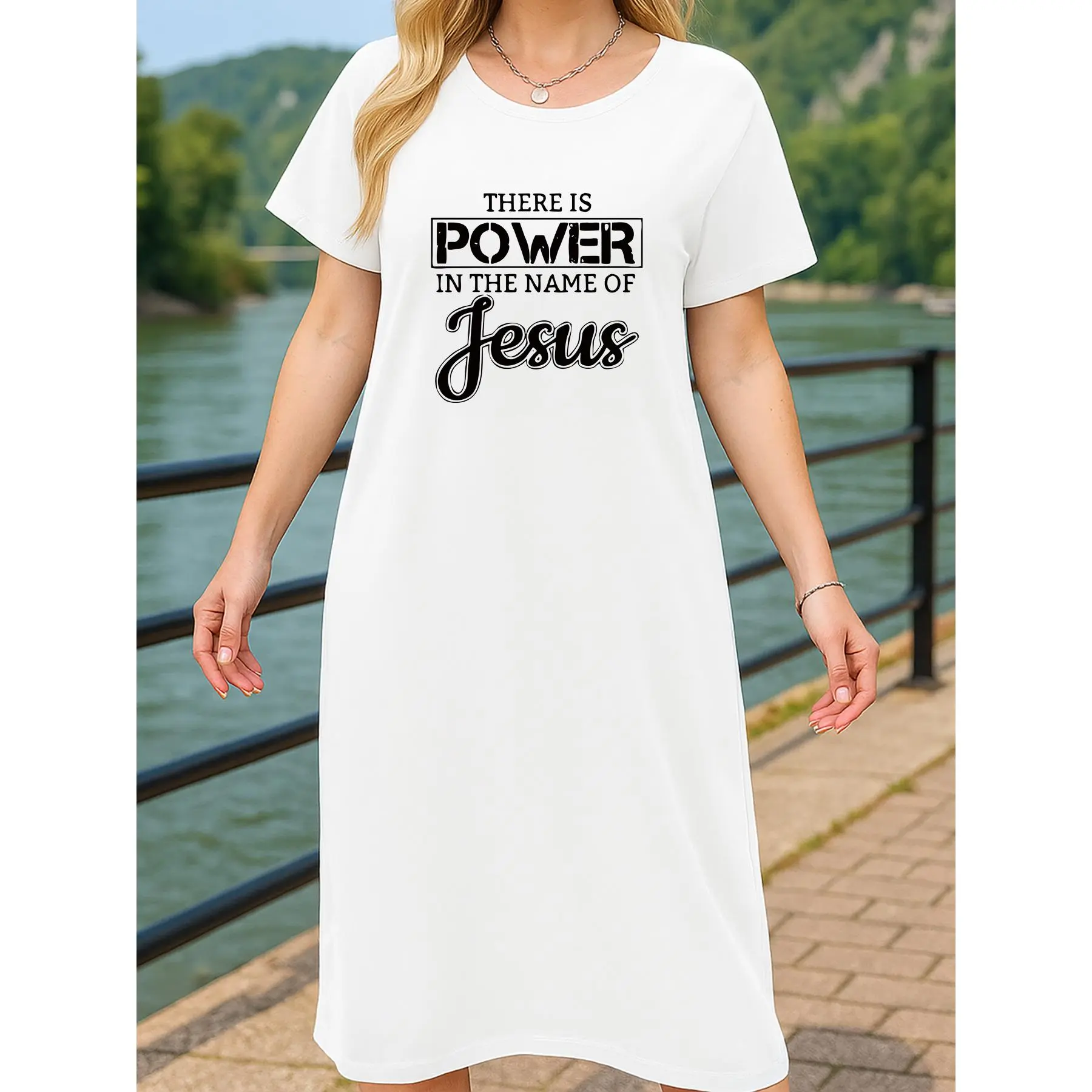 name brand t shirt dress Title Nine Timeless T-Shirt Dress Women's L