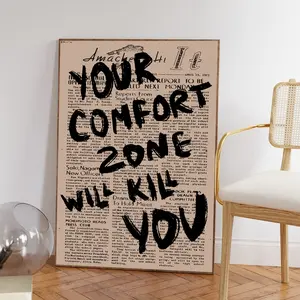 Typography Print, 70s Wall Art, Trendy Poster, Psychedelic Poster, Aesthetic Print, Vintage Poster, Trippy Wall Art, Retro Decor Room