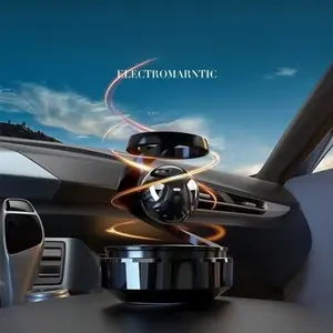 Aromatherapy Car Air Freshener Pendant, Essential Oil Diffuser for Home and Car, Car Interior Diffusers, Dual Ring Car Perfume, Planetary Swing, Rotating Suspension