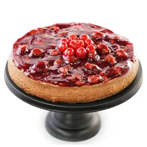 Andy Anand Chocolate Cherry Cheesecake, 9-Inch, 2.8 lb – Real Chocolate Truffles, California Cream Cheese, No Preservatives, Birthday Gift
