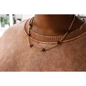 Crossing Paths Necklace • Wine - FINAL SALE