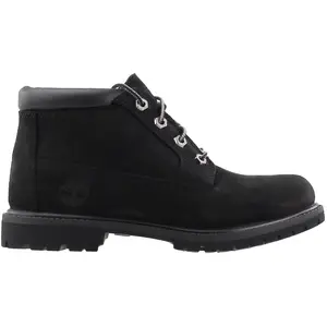Timberland Womens Nellie Waterproof Round Toe Chukka Casual Boots Ankle Low Heel 1-2" - Black