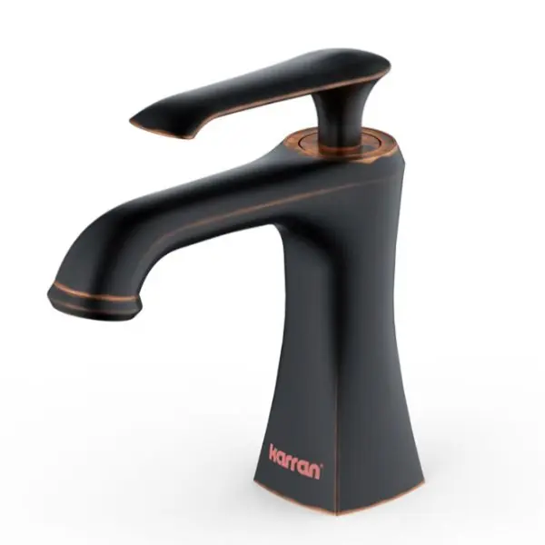 Woodburn Single Handle Bathroom Faucet in Oil Rubbed Bronze – Single Hole, Drain Included, cUPC Certified, Lifetime Warranty