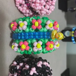 Custom kandi rotating cuff (photos are examples)