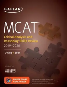USED-MCAT Critical Analysis and Reasoning Skills Review 2019-2020: Online + Book by Kaplan Test Prep (Paperback)