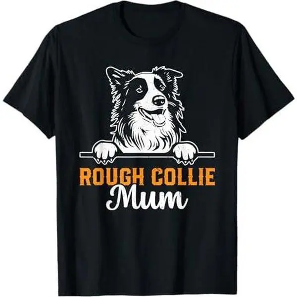 Rough Collie Dog Lover Mama Rough Collie Mum T-Shirt