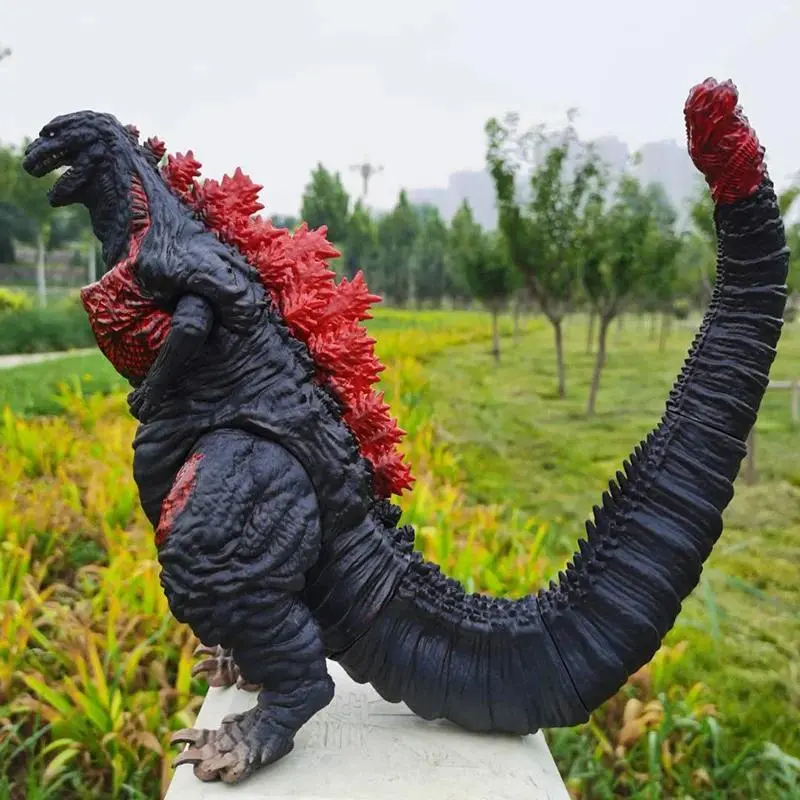 2024 New Godzilla VS King Kong  Action Anime Figurie   large Godzilla King Ghidorah Soft Glue Monster Doll Model Ornaments Toys