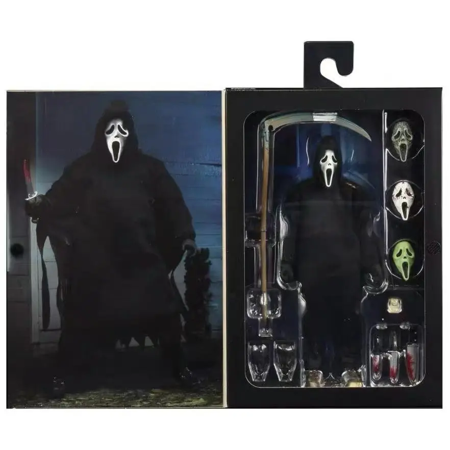 NECA Scream PVC Figure - 18cm Unisex Collectible, Tabletop Home Decor Display Piece, Gift for Figurine Enthusiasts
