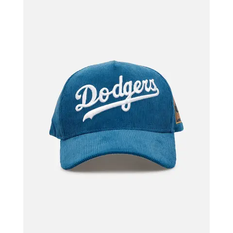 Mitchell & Ness Los Angeles Dodgers 'Vintage Cord' Pro Pinch Snapback Blue