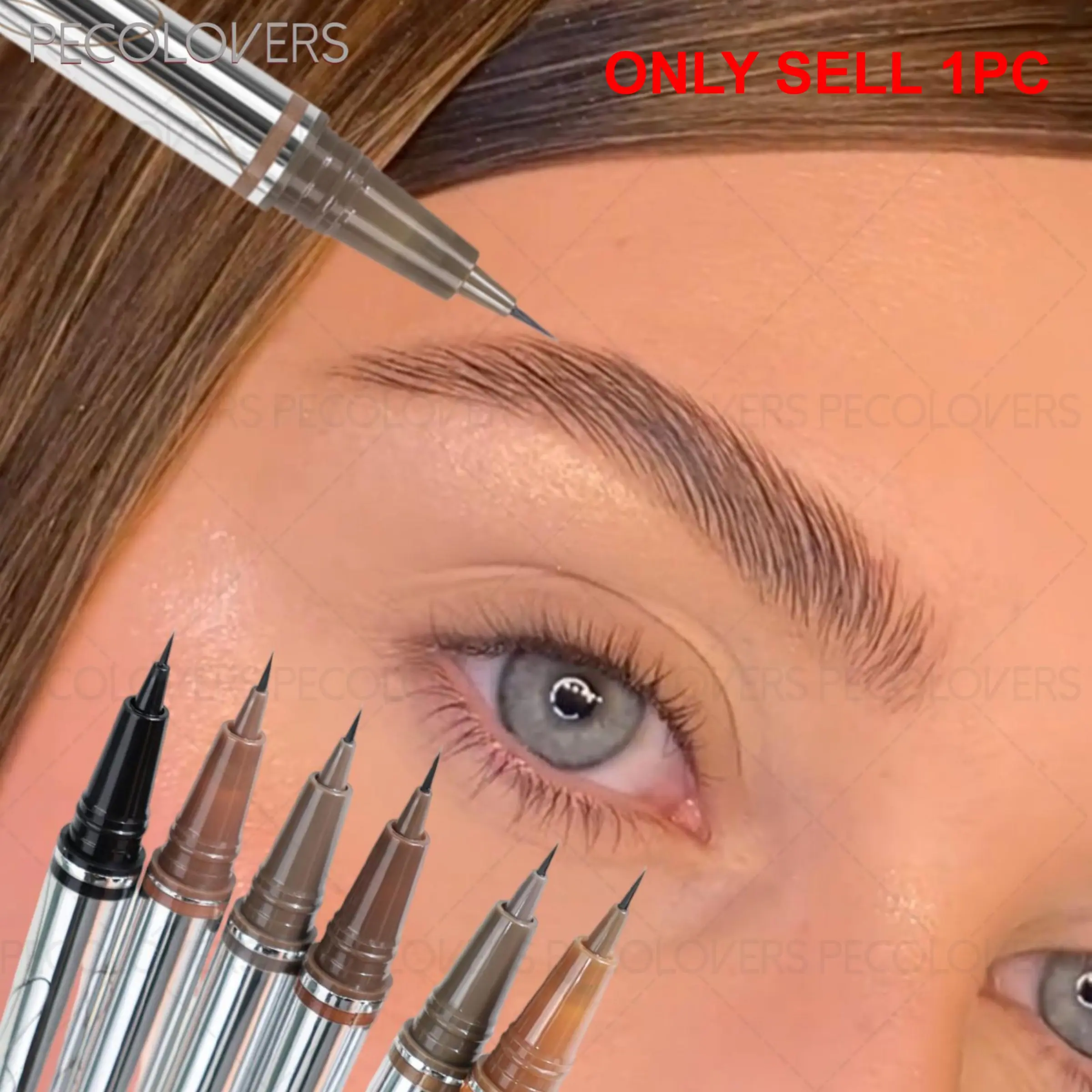Black Brown Tones - Perfect Eyebrow Pen, Simulating Natural Eyebrow, Filling Eye Brow, Easy To Apply for All Types, Friendly for Makeup Beginner, Eyebrow Makeup Products, Daily Makeup, Liquid Eyebrow Pen, Eye Brow Pens, Eyebrow Pencils