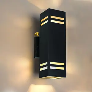 Up and Down Outdoor Wall Lights Fixture - ETL Listed,   Wall Mount Square Design- Modern Exterior Lighting Outdoor Wall Sconce for Porch, Patio