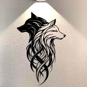 Stunning Metal Wall Art with Impressive Iron Design and Animal Design, Perfect for Modern Home Decor, Ideal for Living Room and Office