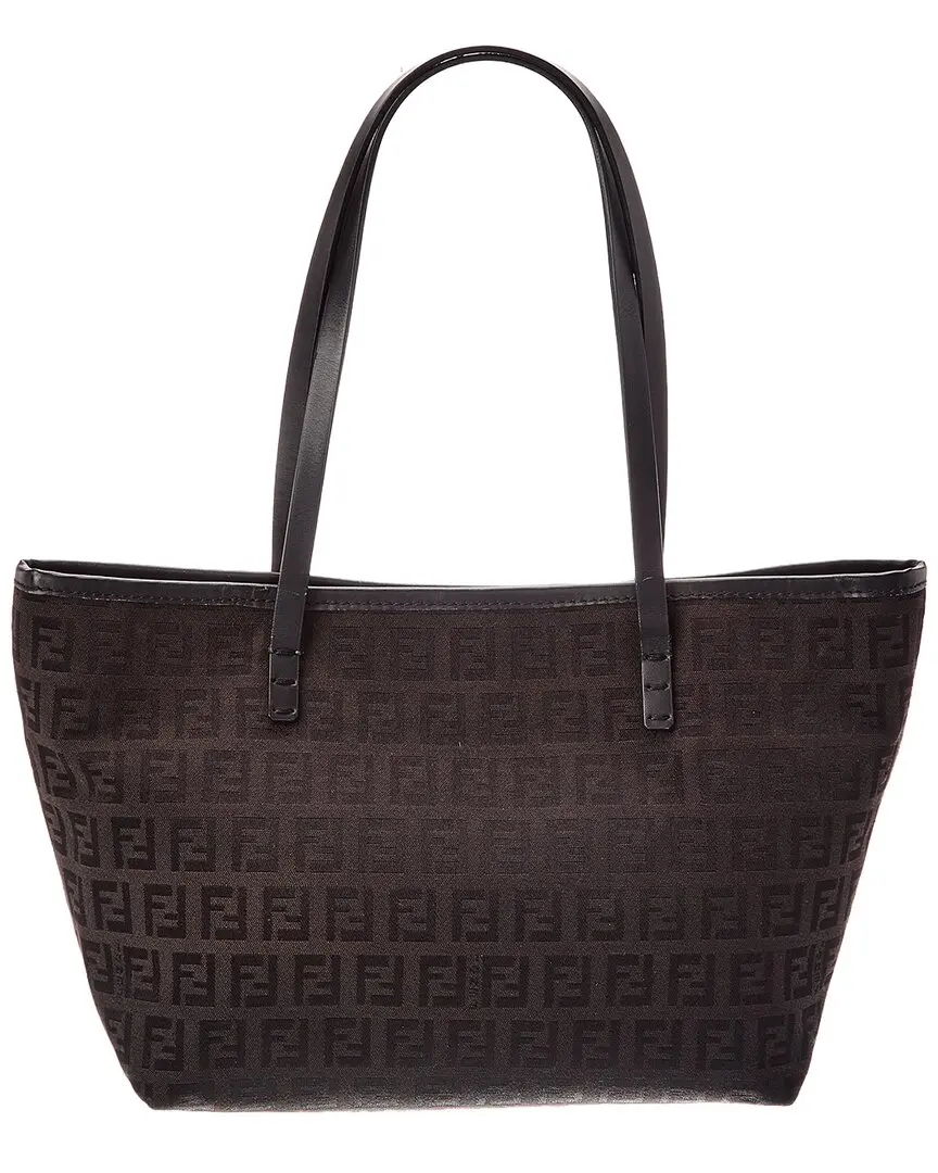 FENDI Black Canvas Handbag (Authentic Pre-Loved)
