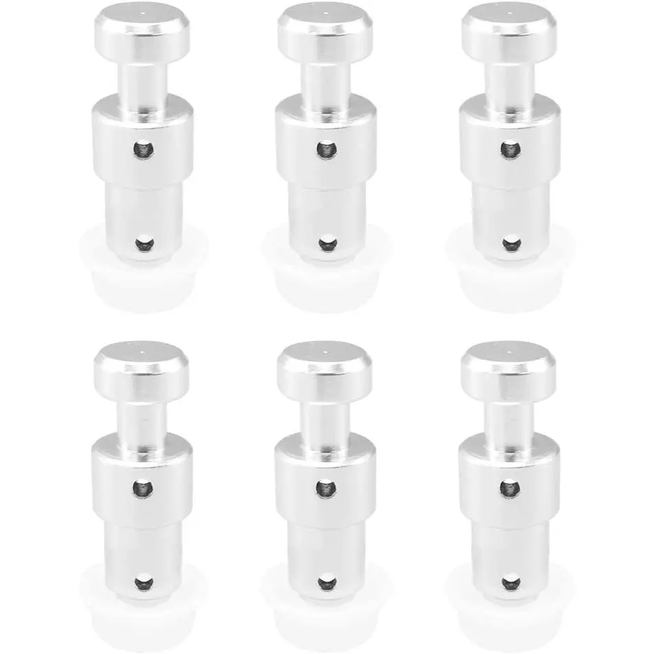 6x Float Valves with 6x Caps Replacement Parts for Cooking, Fits Multiple Instant Pot Models - Duo 3,5,6Qt, Duo Plus 3,6Qt, Ultra 3,6,8Qt, Lux 3Qt