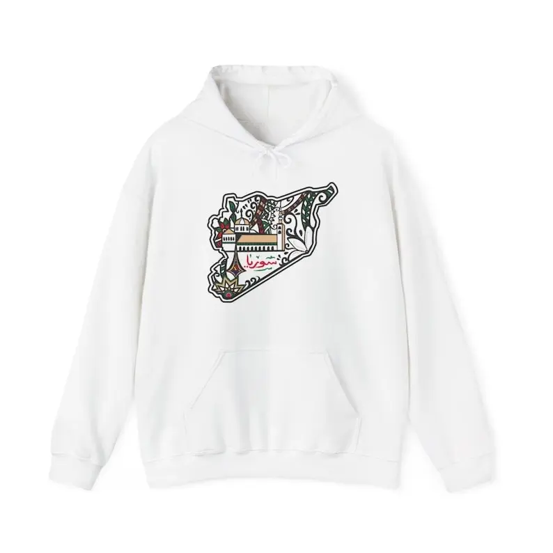 Syria Map Hoodie - Stylish Hoodie for Everyday Wear