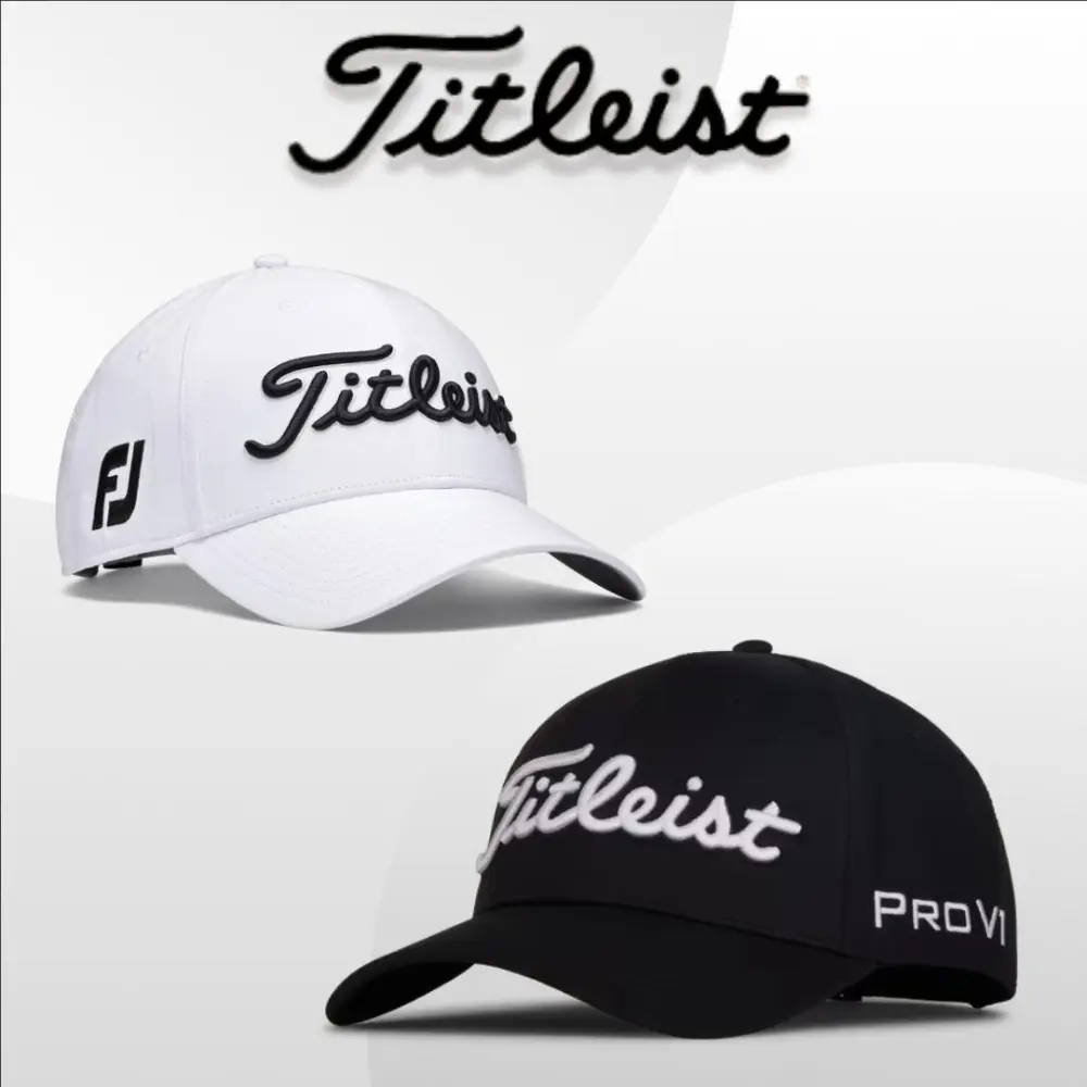 [Pack 2] Titleist Tour Performance Elite Pro Series Golf Cap - Ultimate Sun Protection, Moisture- Wicking Comfort, Breathable Design, And Adjustable Fit For Superior On-Course Performance And All-Day Comfort
