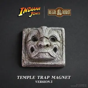 Indiana Jones and the Raiders of the Lost Ark: Temple Trap Magnet (Version 3) - Regal Robot