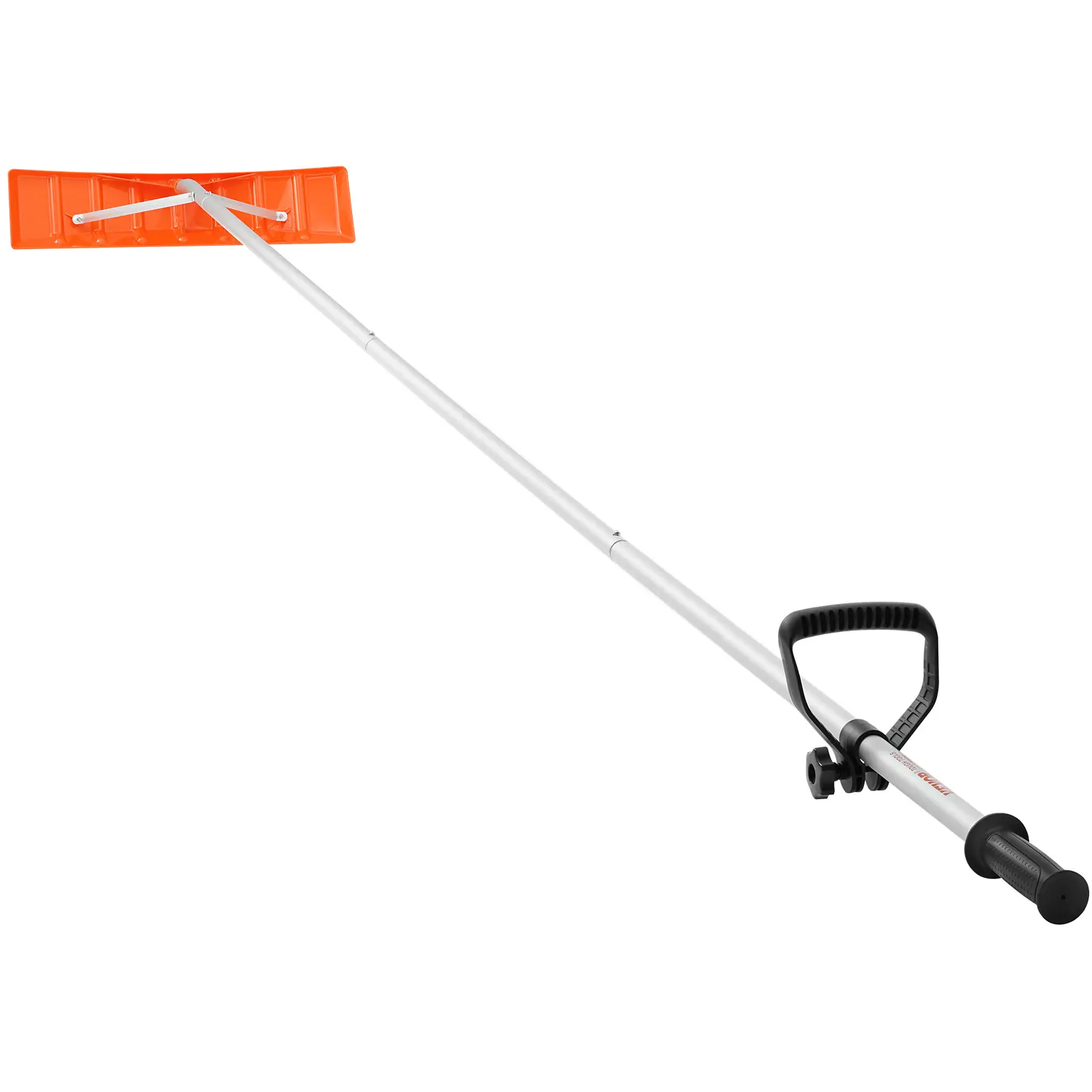 【summerfinds】VEVOR Snow Roof Rake, 25" Plastic Blade Snow Removal Tool, 21ft Reach Aluminium Handle, Superior Roof Shovel with Anti-Slip Handle Grip, Easy to Setup & Use for House Roof, Car Snow, Wet Leaves