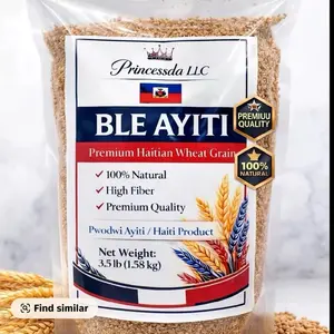 Princessda LLC BLE Ayiti Premium Haitian Wheat Grain Powder, 100% Natural, High Fiber Quality Haitian Product