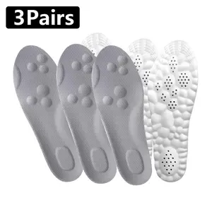 Shock-absorbing insole-Comfortable and breathable insoles for men and women Insoles for Women Man,Cloud insoles for Men Women,4D Cloud Soles for Men Soft Memory Foam Cushioning Insoles - Trim to Fit Steppers Insoles