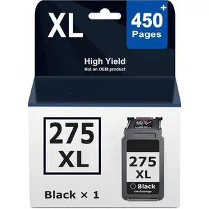 Compatible Black Ink  Replacement for  275XL Ink PG-275 XL Work with PIXMA TR4720 TS3720 TS3522 TR4722 TR4723 TR4700 TS3520 TS3722 TS3500 Printer (1 Black)