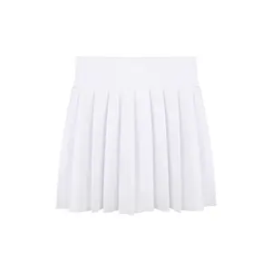 Women's Bottoms Pleated A Line Mini Skirt With Shorts