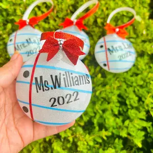 Teacher Christmas tree ornaments