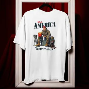 Trump Mcdonald, Trump Hunting T-Shirt, Trump Supporter Shirts, 2024 Election Conservative Political Republican Shirt