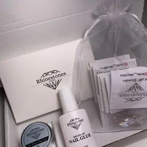 Rhinestones Surprised Box High Quality Crystal for Nail Art - Original Packaging and Accessories Included