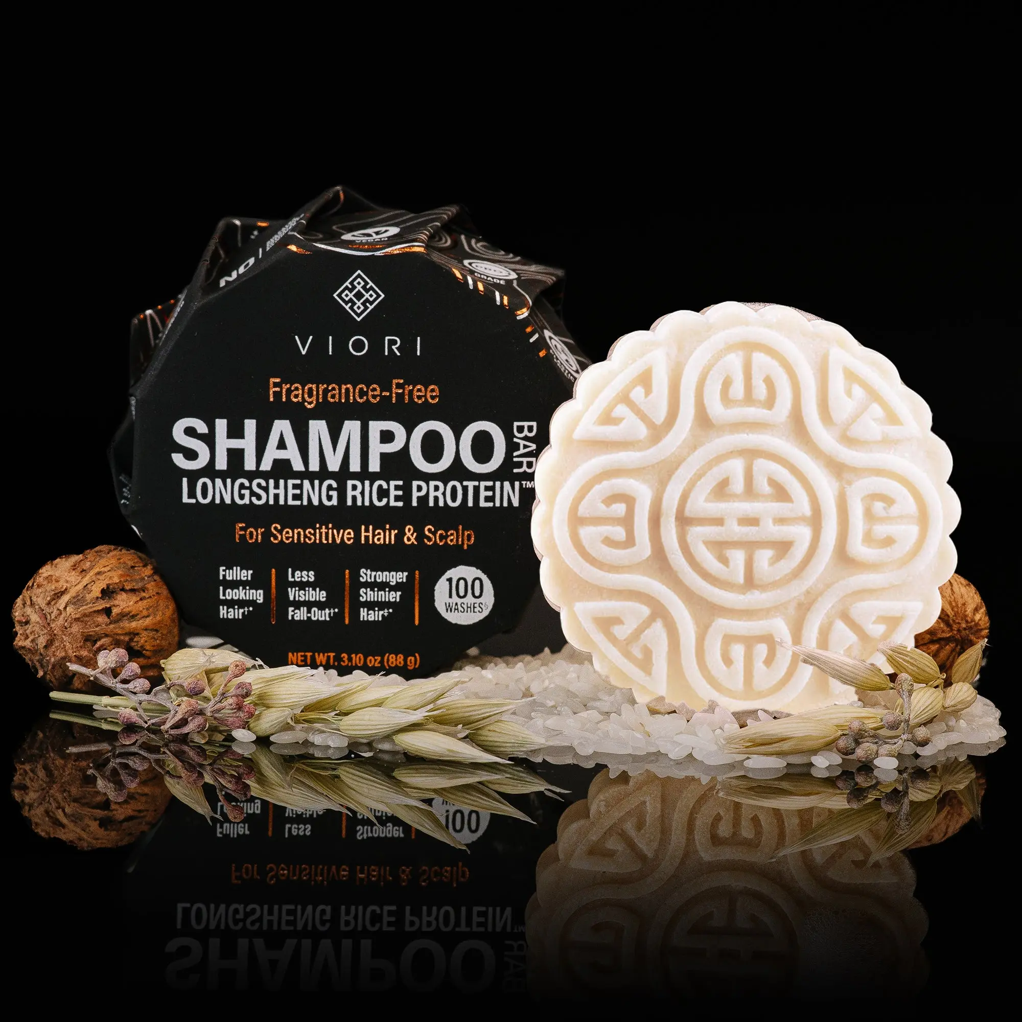 VIORI Beauty Shampoo Bar | Unscented | Solid Shampoo Bars