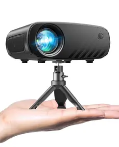 Portable Projector for Iphone, 1080P HD Projector 8000L with Tripod, Supporting Android/Ios/Windows, for Movies ARTSEA