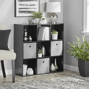 9 Cube Storage Organizer, Black