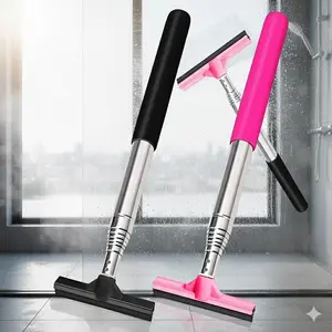 Portable Telescopic Car Wiper, Manual Windshield Cleaner, Emergency Wiper Tool for Rainy Driving, Anti-Fog & Water-Resistant Window Cleaning Device, Durable & Slip-Resistant, Car Cleaning Supplies