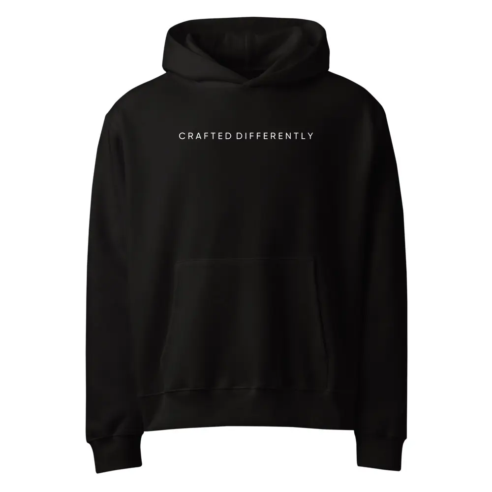 Crafted Differently Oversized heavyweight hoodie