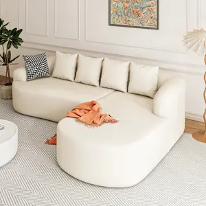 Modular Sectional Sofa with Chaise, Deep Seat Chenille Couch with Pillows for Living Room Modular Sectional Sofa with Chaise, Deep Seat Chenille Couch with Pillows for Living Room
