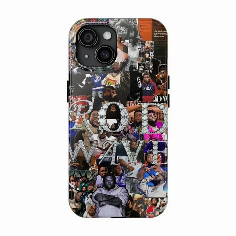 Rod Wave's Last Lap Tour 2025 Tough Print Graphic Smartphone Case - Premium Matte TPU Cover, Shockproof, Anti-Fingerprint, Slim, Drop Impact Absorb Protection for iPhone 12-17 (Pro Max, Pro Plus) & Samsung S22-25 Cellphones