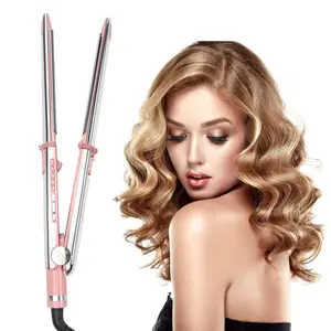 2026 Upgrade 75W Pink Hair Straightener with 360° Swivel Cord, 230°C Max Temp, Plug-In, Portable, Time-Saving Hair-Care Tool for Straightening, Ideal for Travel & Daily Use, Christmas Gift, TikTokMadeMeBuyIt