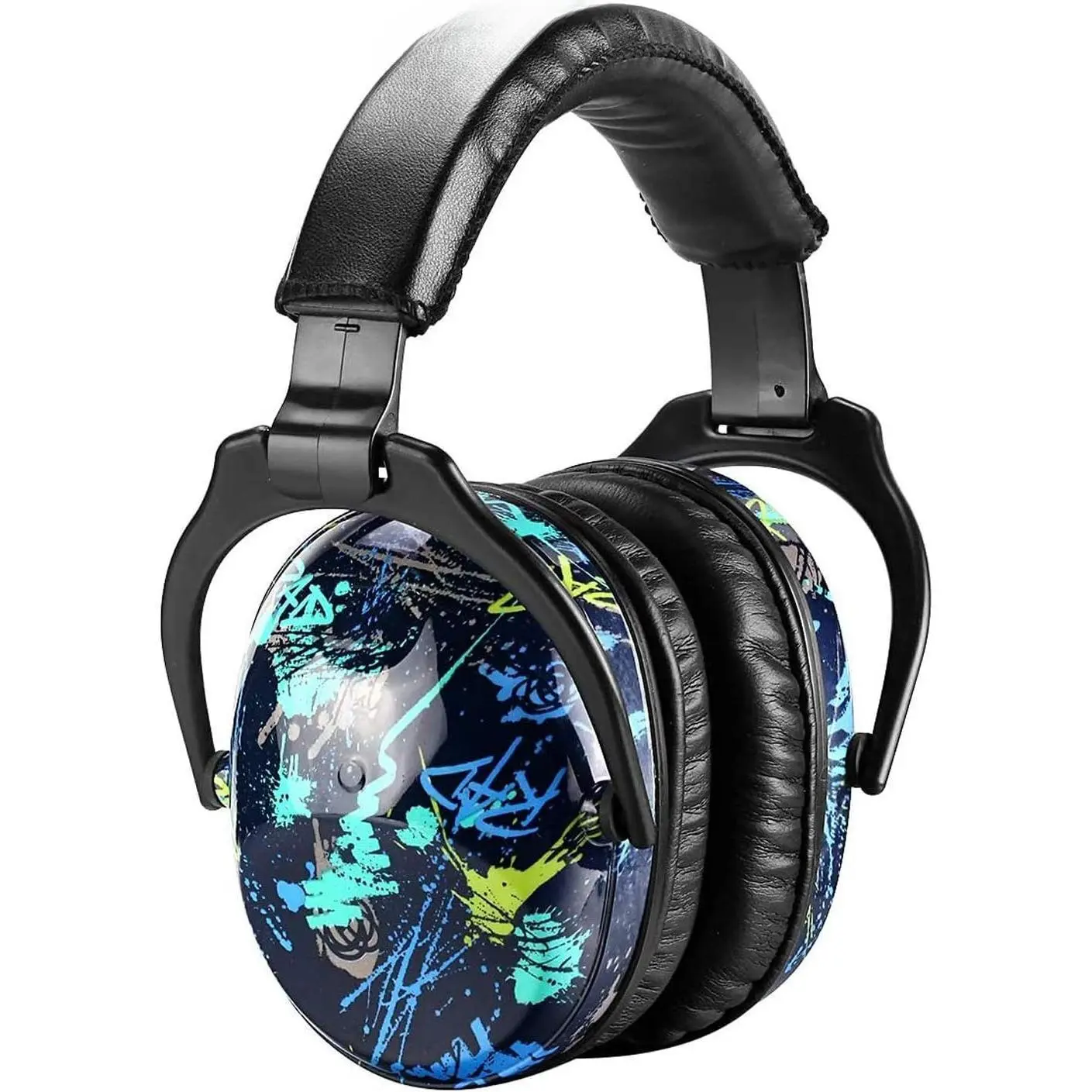SQ-HPS024 EM030  Ear Protection, Noise Cancelling Headphones Ear Muffs for Autism Sensory, Safety Noise Reduction Hearing Protection for Monster Truck/Concerts/Fireworks/Air Shows