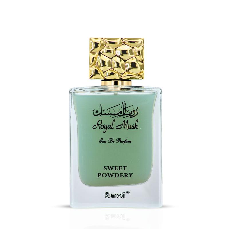 Royal Musk Sweet Powdery EDP 100ML (3.4 OZ) by SURRATI, Exotic Fragrances for Men & Women.