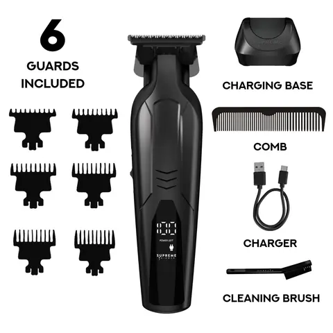 Supreme Trimmer VADER Lite Zero Gap Hair Trimmer – EDGE Precision Blade, 7,000 RPM, 120 Min Runtime