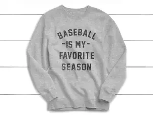 Baseball is my Favorite Season Sweatshirt, Baseball Sweatshirt, Vintage, Unisex, Baseball Sweatshirt, Baseball, MLB Sweatshirt, Sports, Beer, Tailgating, Gift