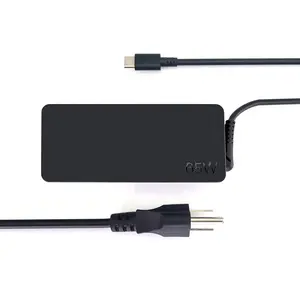 Laptop USB C Charger for Lenovo ThinkPad 65 Watt 20V 3.25A Type-C USB AC Adapter ADLX65YDC2A ThinkPad X280 X380 X390 L390 E480 E580 E590 E495 T480 T480s T490 T490s x1 Carbon Power Adapter 4X20M26268