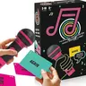 Karaok Style Microphone Game Set With Mic, Includes Foam Mic & 125 Word Cards, No Singing Required, Perfect for Family Friend Gatherings